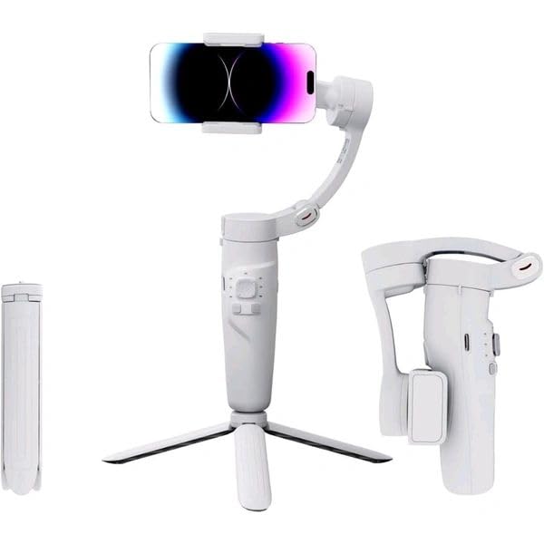Mobile Gimbal Best Anti-Shake Phone Stabilizer for Reels, Vlogs & YouTube 3 Axis Gimbal for Mobile