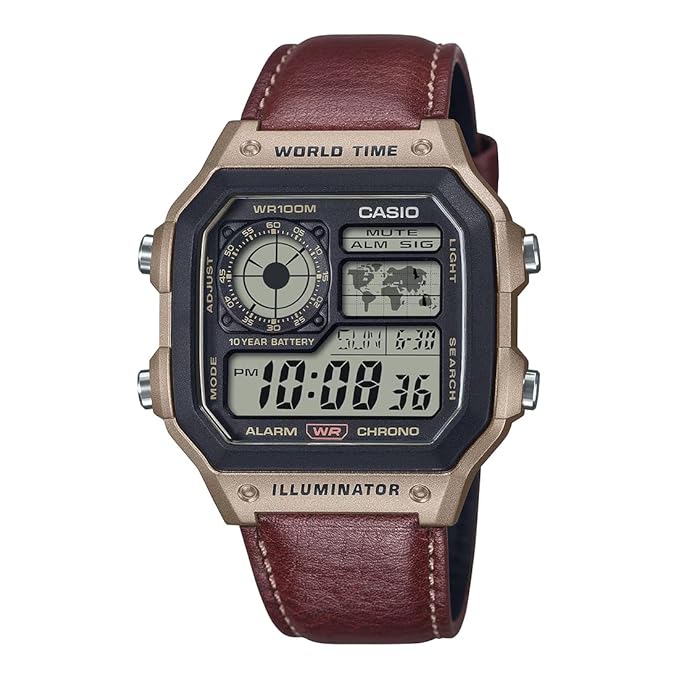 Ca**o 'Royale' World Time - Leather Strap Edition