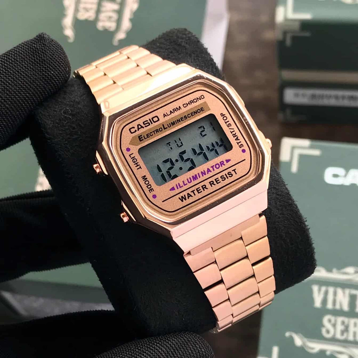 Apex Iconic Casiio Vintage Watch:  Unisex Stainless Steel