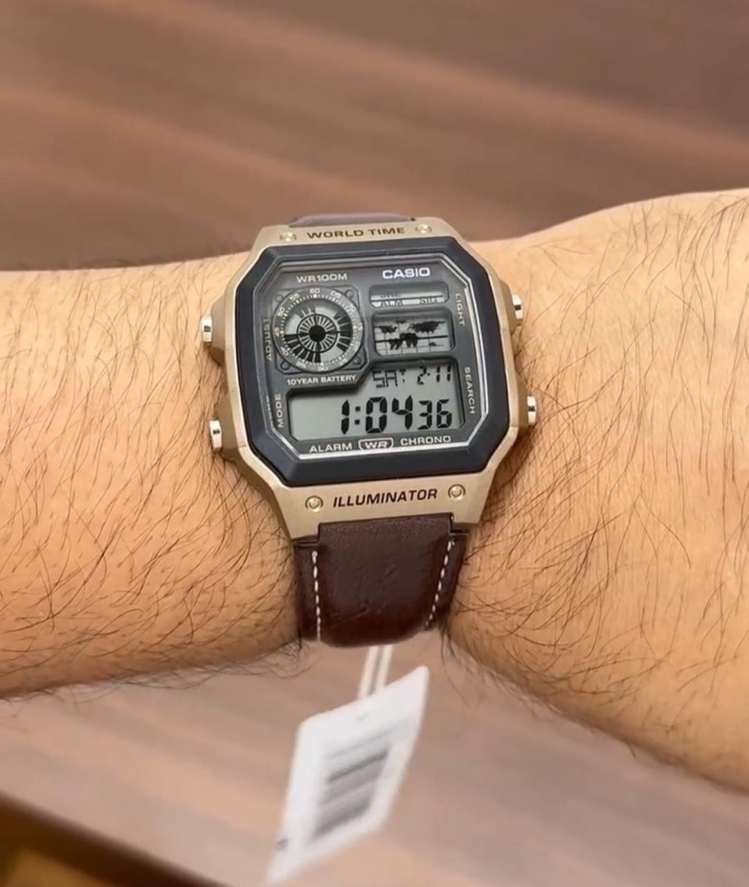 Ca**o 'Royale' World Time - Leather Strap Edition