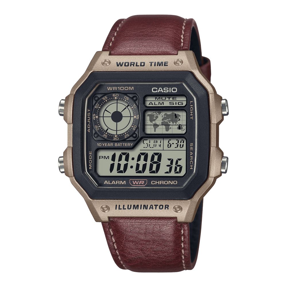 Ca**o 'Royale' World Time - Leather Strap Edition