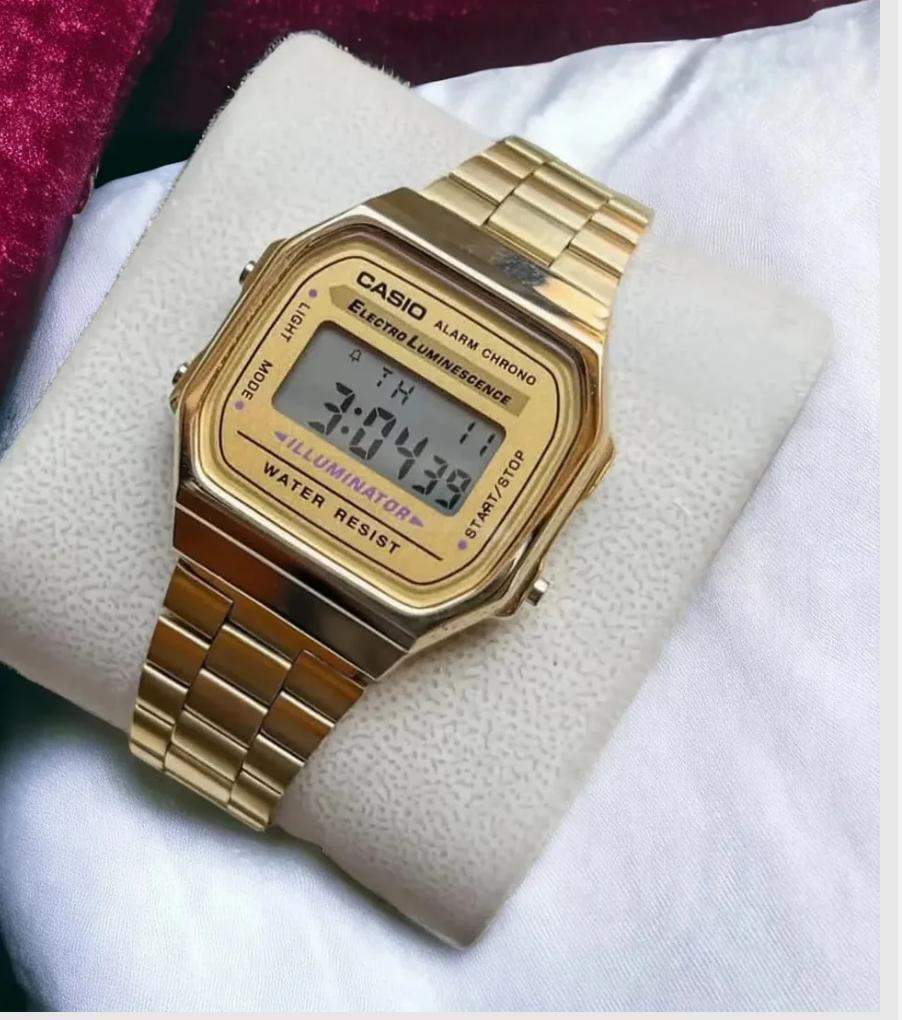 Apex Iconic Casiio Vintage Watch:  Unisex Stainless Steel