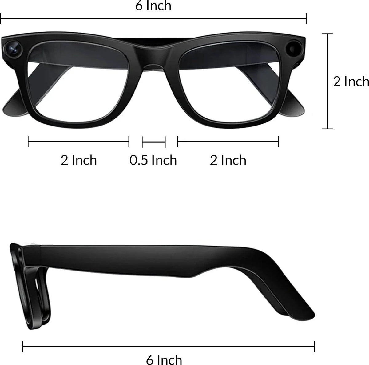 AI Smart Camera  sunglasses combine fashionable UV-protective frames